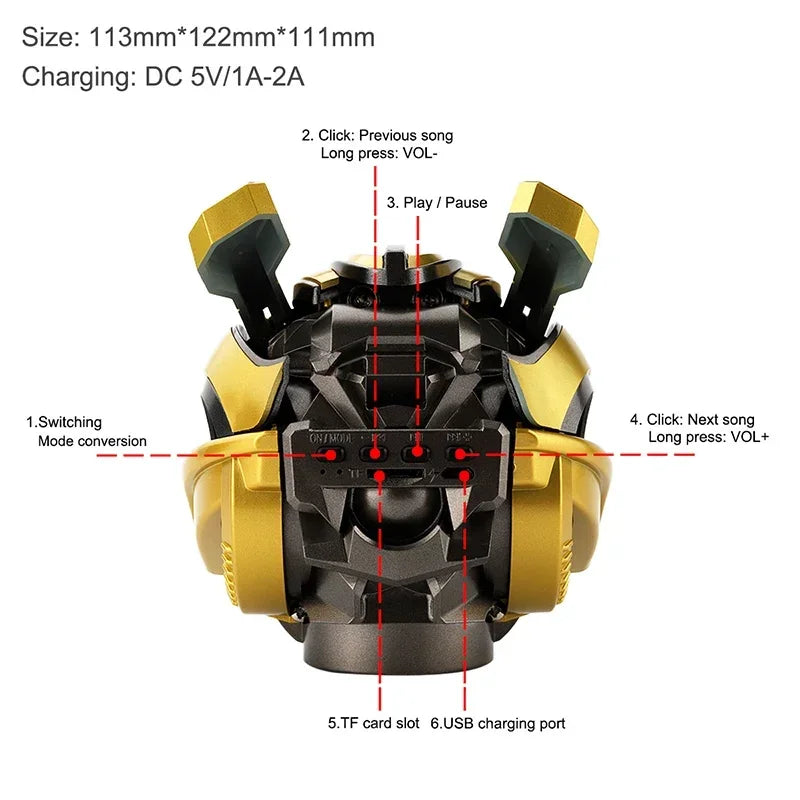 Bumblebee Bluetooth Speaker - Beeheads